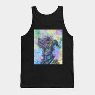 Rainbow scruffy Lurcher Tank Top